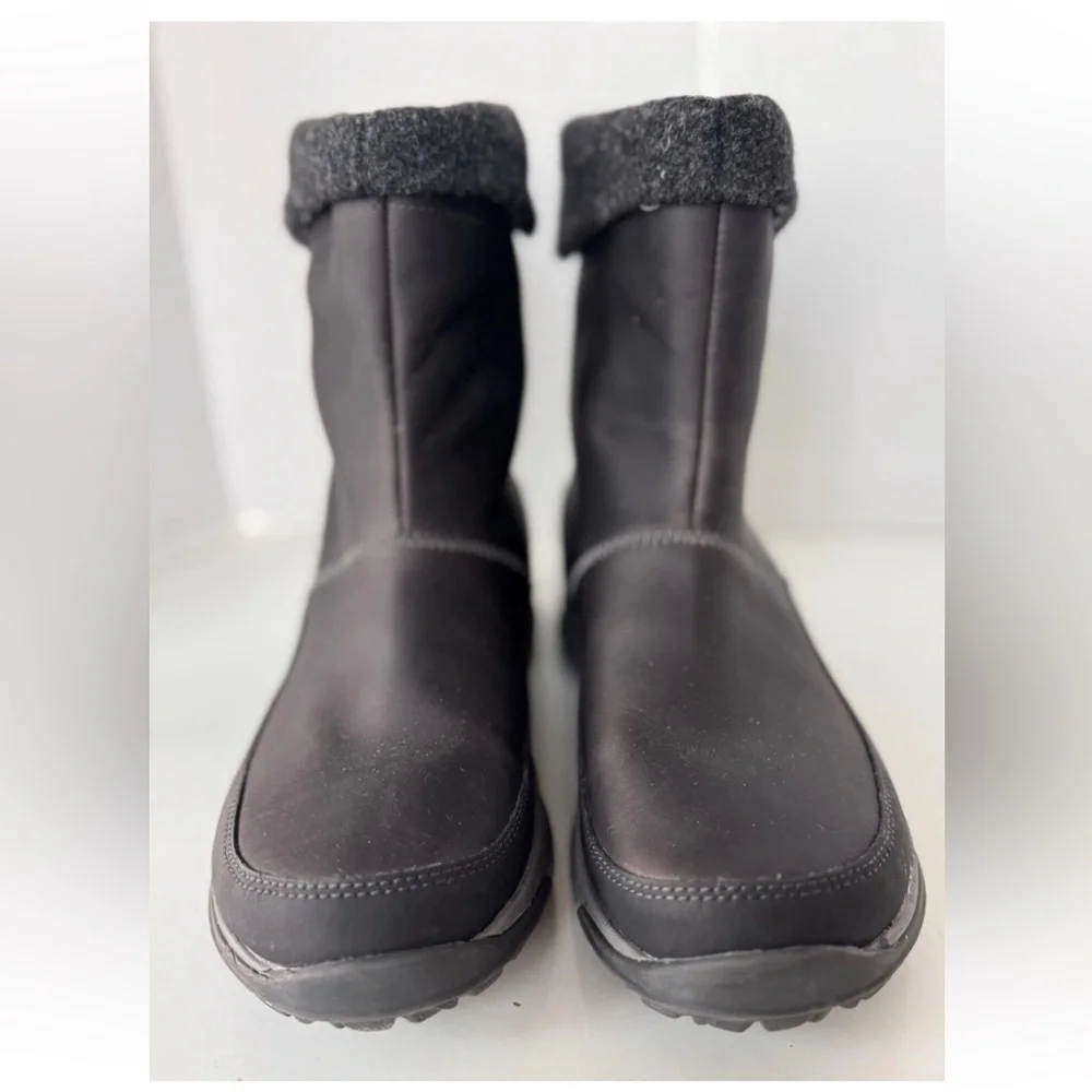 Chaco Borealis Waterproof Winter Boots Womens 8 Gray Insulated Pull On Hiking